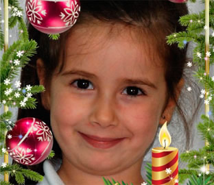 Borde para Fotos de Navidad Borde para Fotos de Navidad