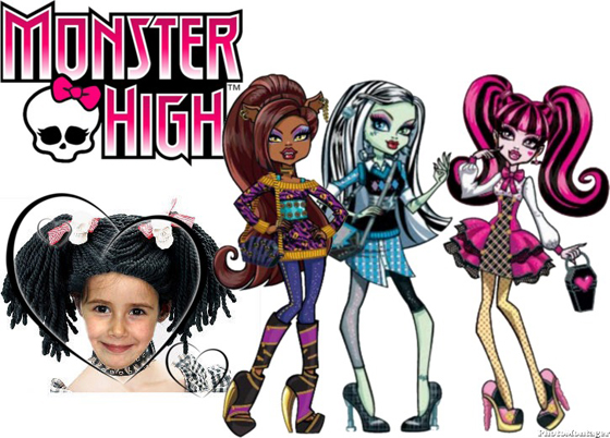 Lienzo para fotos de Monster High